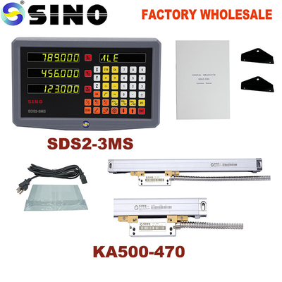 Contrôleur d'affichage numérique SINO DRO SDS2-3MS moniteur IP64 de commande numérique par ordinateur pour l'aléseuse de tour de fraisage