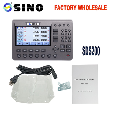 SINO Digital machine de mesure de l'axe DRO du système de lecture de SDS200 4 pour le tour Edm TTL de moulin