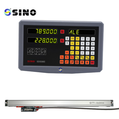 Le SINO Digital système de lecture de SDS2MS montrent l'encodeur d'échelle de DRO Kit Two Axis Glass Linear