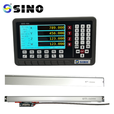 Système DRO SINO SDS5-4VA Kit de lecture numérique à 4 axes TTL pour le fraisage du tour en verre échelle linéaire IP64