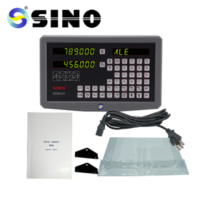 SDS6-2V Système de lecture numérique SINO à deux axes DRO pour le tour de fraisage 50-60HZ