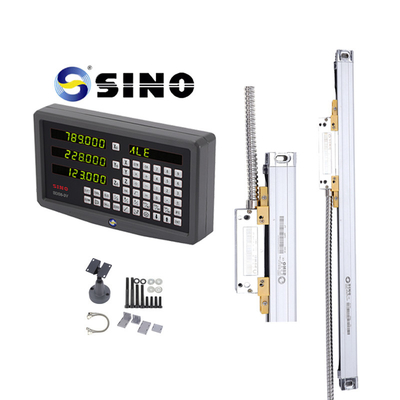 Opération de la fraiseuse SINO KA Linear Glass Grating Ruler avec affichage numérique SDS6-3V