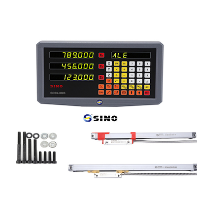 SINO SDS2-3MS Système de lecture numérique à 3 axes DRO Lineur linéaire en verre pour fraiseuse de tour