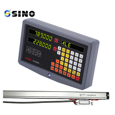 SINO SDS2MS 2 axes de lecture numérique avec écran LED pour le tour, systèmes de mesure DRO multifonctionnels