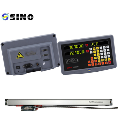 SINO SDS2MS Lecture numérique 2 axes Optique avec encodeur linéaire d'angle Longueur 7-102cm Pour fraiseuse