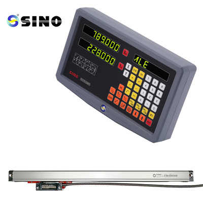 SINO SDS2MS Lecture numérique 2 axes Optique avec encodeur linéaire d'angle Longueur 7-102cm Pour fraiseuse