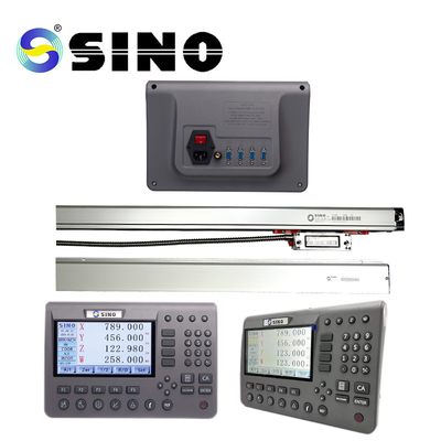 SINO 4 axes Système de lecture numérique SINO SDS200 DRO LCD métallique avec kit d'encodeur linéaire pour fraiseuse