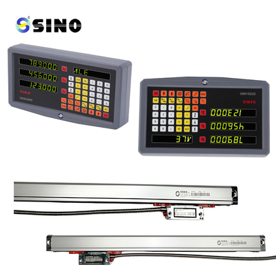 Ruler linéaire en verre SINO SDS2-3MS pour fraiseuse à tour avec système de lecture numérique à 3 axes DRO