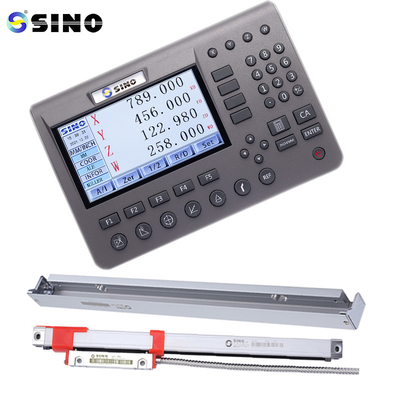 SDS200 DRO SINO Système de lecture numérique à 4 axes avec LCD métallique et kit de codage linéaire pour fraiseuses