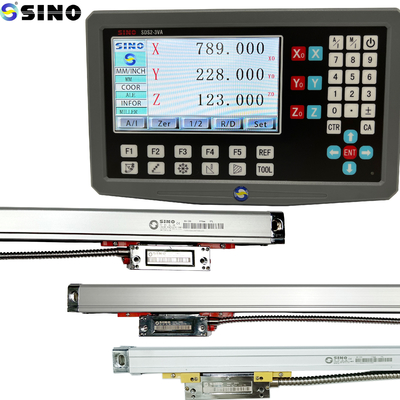 SINO SDS2-3VA Mètre de lecture numérique à 3 axes avec réglateur linéaire en verre KA300 TTL RS422