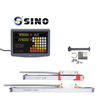SINO SDS2MS 2 axes de lecture numérique avec écran LED pour le tour, systèmes de mesure DRO multifonctionnels