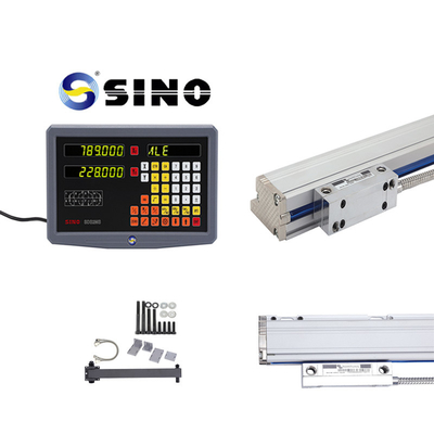 SINO SDS2MS 2 axes de lecture numérique avec écran LED pour le tour, systèmes de mesure DRO multifonctionnels