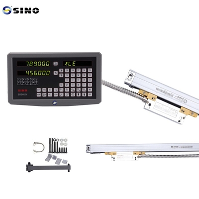 SDS6-2V Lecture numérique Écran SINO LED 2 axes Système DRO 60Hz Pour le tour de fraisage