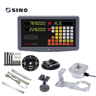 Lecture numérique SINO SDS 2MS échelle magnétique à 2 axes Dro avec kit de codage linéaire pour fraiseuses