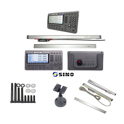SINO SDS200 4 axes LCD métallique SINO Système de lecture numérique 285x195x53cm Durable avec kit de codage linéaire pour tour
