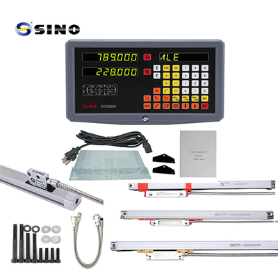SINO SDS2MS 2 axes Système de relecture numérique DRO Multifonctionnel avec l'échelle linéaire KA300 pour tour