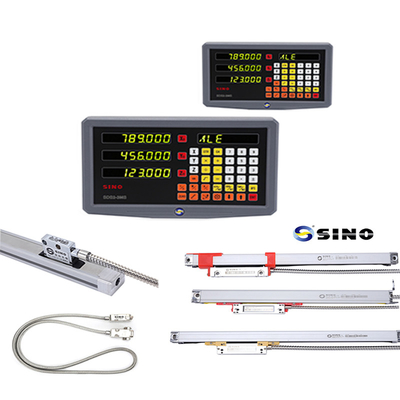 Système de lecture numérique SINO SDS2-3MS 15VA DRO pratique à trois axes pour les plastiques Système de DRO à échelle linéaire