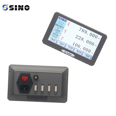 SINO SDS200S Kit de lecture numérique DRO 3 axes LCD plein écran tactile pour la machine de fraisage de tour à échelle de codeur linéaire