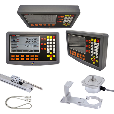 SINO DRO Gris SDS2-3VA 3 axes Système de lecture numérique Kit TTL Signal d'entrée Pour le tour de fraiseuse
