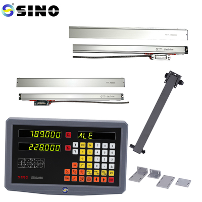 SINO TTL RoHS 2 axes SDS2MS Pour le tour, systèmes de mesure DRO multifonctionnels avec encodeur linéaire