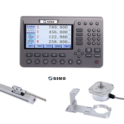 Système de lecture numérique SINO 3 axes SDS200 DRO LCD métallique avec kit d'encodeur linéaire en verre pour fraiseuse