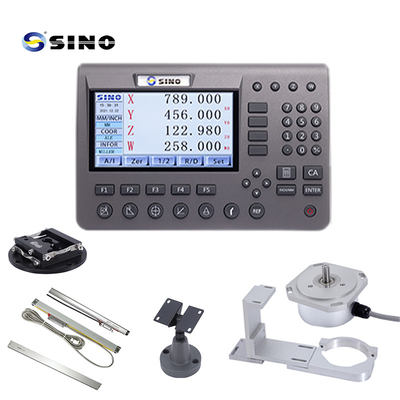 Système de lecture numérique SINO 3 axes SDS200 DRO LCD métallique avec kit d'encodeur linéaire en verre pour fraiseuse