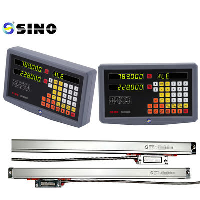 Bon prix SINO SDS2MS Lecture numérique 2 axes Optique avec encodeur linéaire d'angle Longueur 7-102cm Pour fraiseuse en ligne