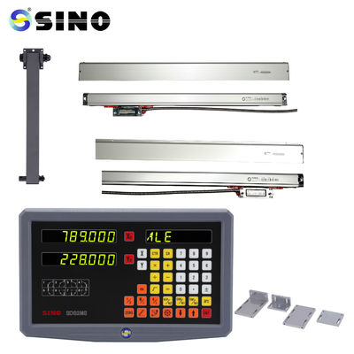 Bon prix SINO SDS2MS Lecture numérique 2 axes Angle optique L'encodeur linéaire Longueur 7-102cm Pour fraiseuse en ligne