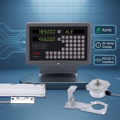 Bon prix Système de lecture numérique SINO DRO, conforme RoHS, affichage LED 50–60 Hz, interface de communication RS232-C en ligne